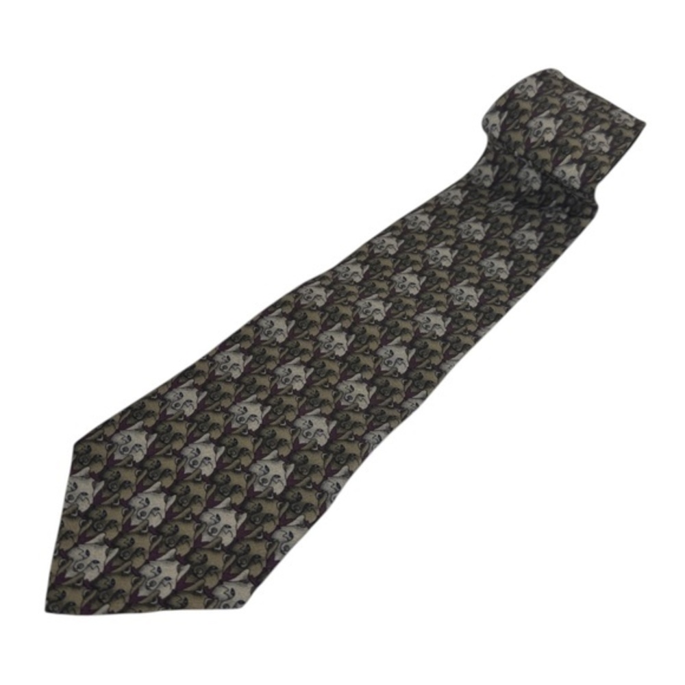 Endangered Species Foxy Necktie 100% Silk Limited Edition Serial# ES001-005